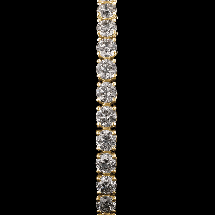7" Tennis Bracelet: 14k Gold, 10.25 CTTW, Lab Grown Diamonds, E/F VS1