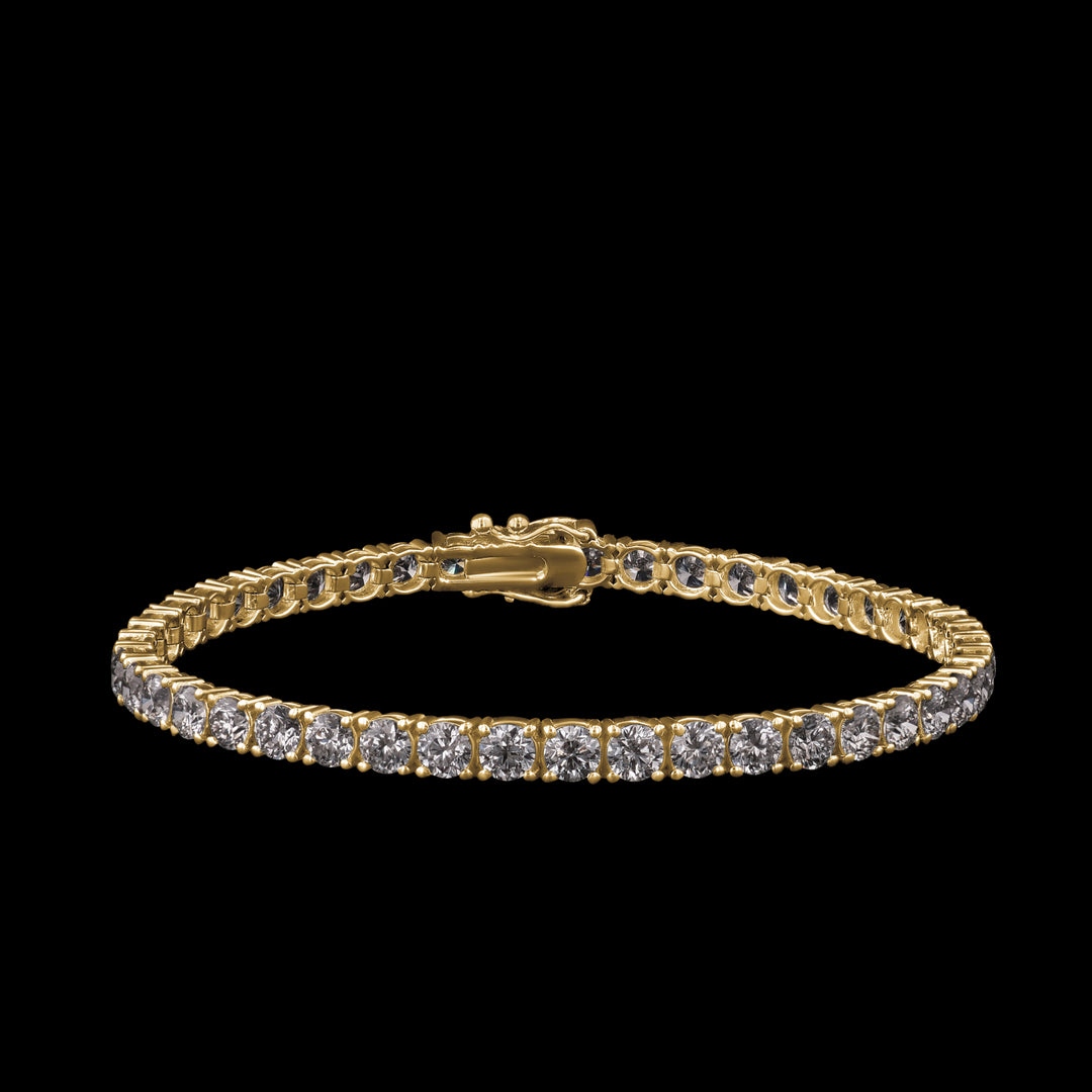 7" Tennis Bracelet: 14k Gold, 8.00 CTTW, Lab Grown Diamonds, E/F VS1