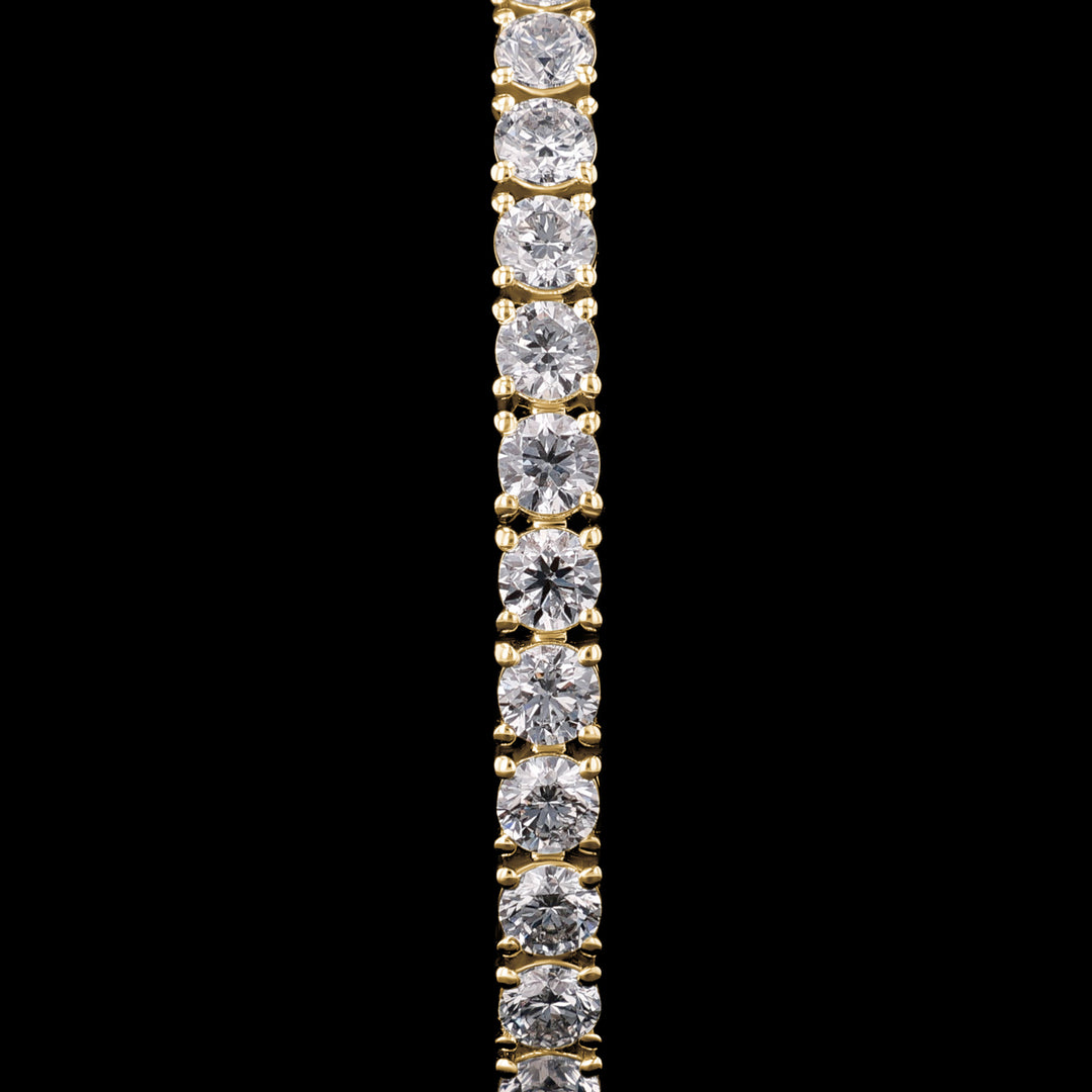 7" Tennis Bracelet: 14k Gold, 8.00 CTTW, Lab Grown Diamonds, E/F VS1